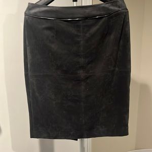 Calvin Klein Faux Suede Skirt Size 14